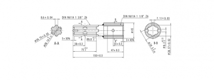 671000KR Piesă de reducție 1 1/8-1 3/8