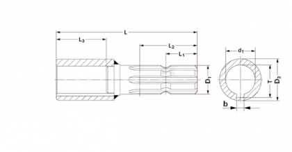 671018KR Reducție 1 3/8"-6 x 35mm