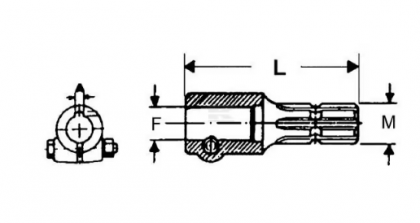6710162 Piesă de reducție 1 3/8(21)-1 3/8(6)