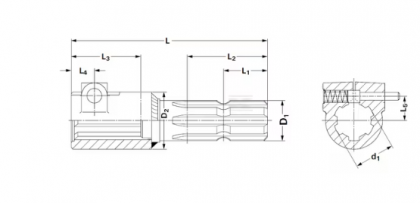 405001459 Reductor 1.3/4-20 x 1.3/8-6 caneluri