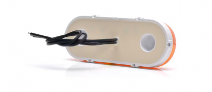 LA30154 Lampă de poziție laterală dreptunghiulară cablu de conectare LED 12-24V Kramp