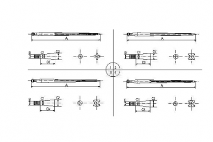FT20 Dinți încărcător frontal 690mm