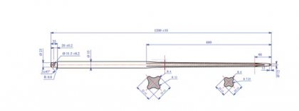 FT484998 Dinte încărcător frontal 35x1200