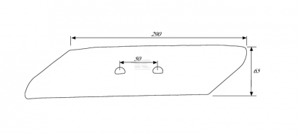PK801101N Vârf brăzdar dreapta PK8 potrivit pentru Vogel & Noot