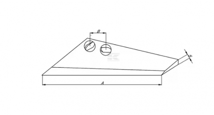 CP480080 Brăzdar tip fluture L. carbură