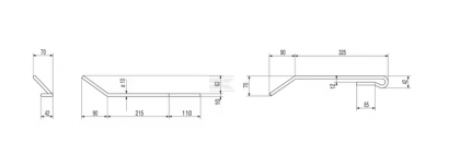952461N Dinte greblă scurt potrivit pentru Amazone