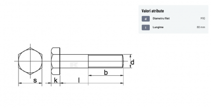 9311080P001 Surub M10x80