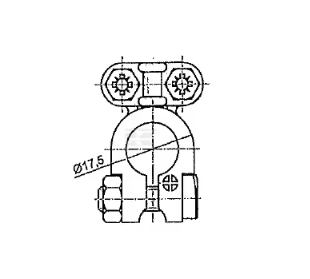 BA85 Bornă baterie +