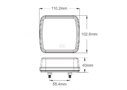 LA40080L Lampă stânga spate