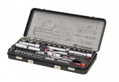 180465420KR Set capete chei tubulare de impact cu profil interior și exterior 1/4" și 1/2", 65 piese