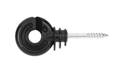 705001FA Izolator inelar negru șurub 40mm x diametru 5,3mm 25 buc. Farma