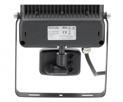 KRFL30865SBK LED Floodlight, 30W, 6500K Sensor