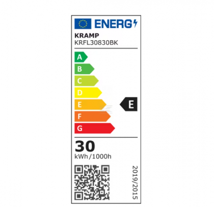 KRFL30830BK LED Floodlight, 30W, 3000K