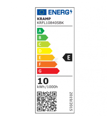 KRFL10840SBK LED Floodlight, 10W, 4000K Sensor