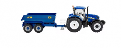 B43268 New Holland New Holland T6 + NC cu remorcă